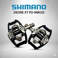 SHIMANO DEORE XT PD-M8020 mtb bike pedal with SPD cleats Self-Locking SPD MTB