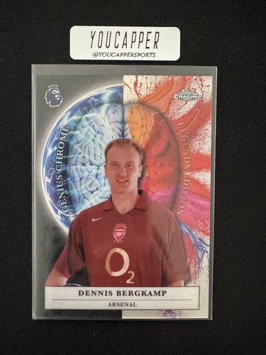 Dennis Bergkamp #GC-12 2026 Topps Chrome Premier League Genius card