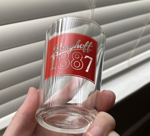 Berghoff Beer 1887 Large Shot Glass Breweria 3.5 inch Tasting Glass - Picture 3 of 10