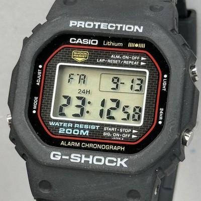 Very good condition G-SHOCK DW-5000C first model black speed | eBay