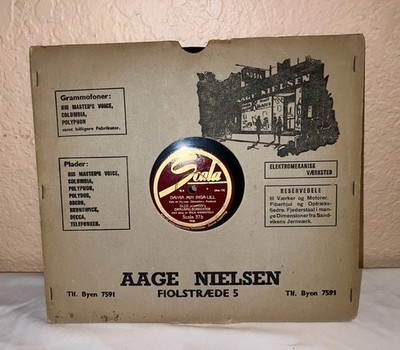 RARE 78 RPM Scala Record DANSA MIN INGA LILL - OLLIE JOHNYS OCHESTRA SWEDISH 10 