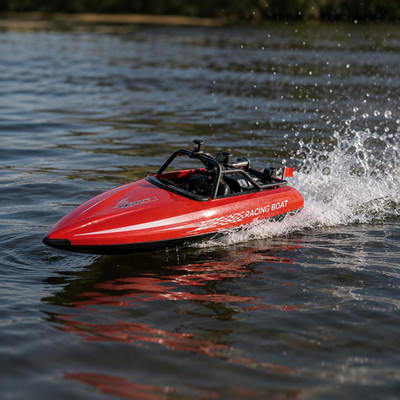 RC Racing Speedboot 16KM/H 2,4GHz ferngesteuert High Speed Jetboot Kinder Erwachsene