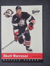 00-01 Upper Deck Vintage Rhett Warrener 🚨🚨🚨 Buffalo Sabres 