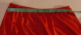 Vtg S Sears Isnt It Divine Half Slip Skirt Red Lace Union USA Nylon Lingerie