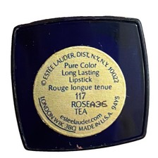 Estee Lauder Pure Color Long Lasting Lipstick in 117 ROSE TEA - NEW