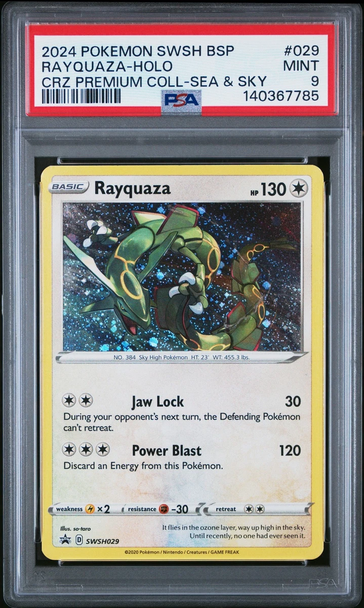 Rayquaza Pokémon TCG Professional Sports Authenticator (PSA) Grade