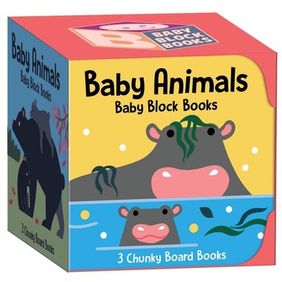 Baby Block Books: Baby Animals: Playful Animal Adventure Three-Book Set New