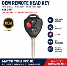 Oem Toyota Key Hyq12bby G-chip Cut Diy Available