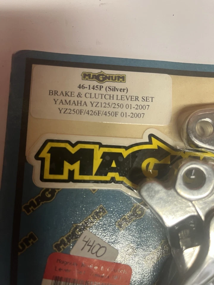 Alavanca de freio e embreagem Magnum, 46-45P, 01-07 Yamaha YZ125/250/450, NOS, 3 peças - Imagem 3 de 4