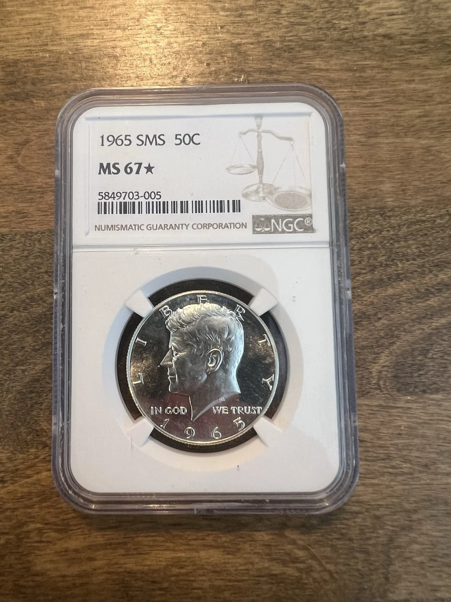 MS 67 Graded 1965 Kennedy US Half Dollars (1964-Now) for sale | eBay