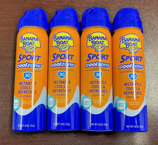 NEW Travel Size 4 banana boat spf 30 coolzone sport spray 1.8oz