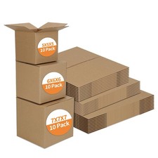 Shipping Boxes 30 Packs Mixed Sizes
