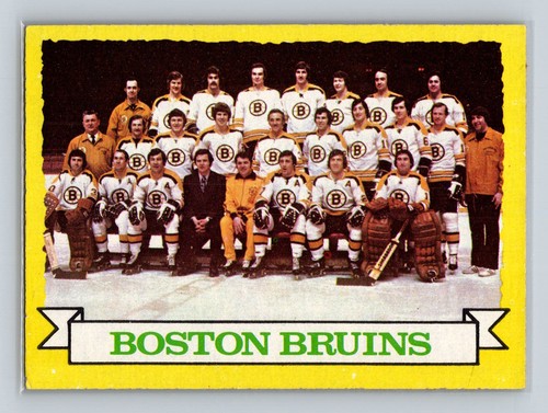 Bruins Team #93 1973 Topps card