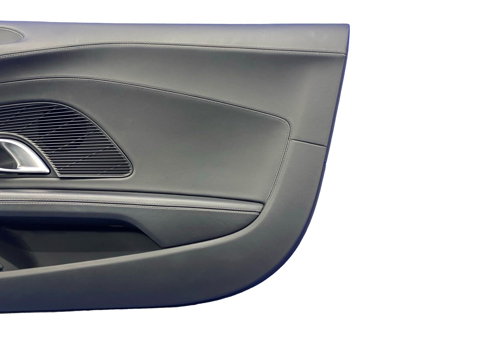2017-2023 AUDI R8 FRONT RIGHT INTERIOR DOOR TRIM COVER PANEL BLACK LEATHER OEM