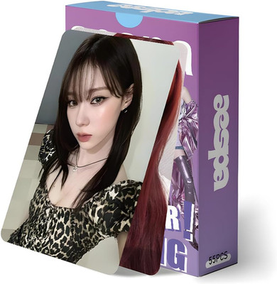 IEBTWN 55 Stück Aespa Lomo Card, Aespa Photocards, Kpop Geschenk Für Fans, Bilde