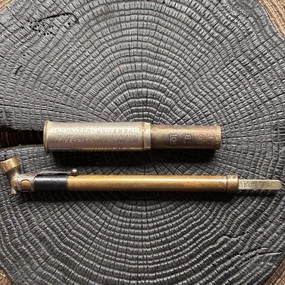 Vintage Pencil Style Universal Tire Pressure Gauges Lot of 2, Schrader & B&C