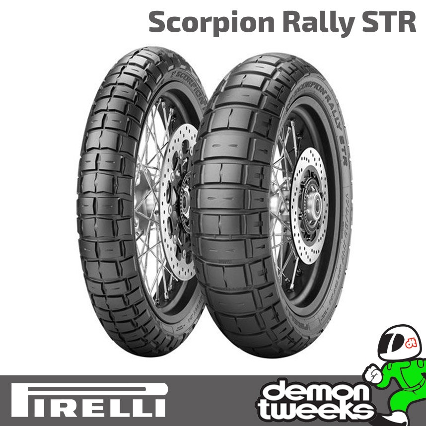 50/50 ADV Tyre PIRELLI Scorpion Rally STR 140/80 R17 69V TL M+S Rear Kawasaki - Image 12