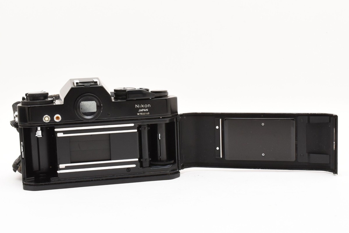 Exc+3]Nikon Nikomat EL Black w/Nikkor-S.C Auto 50mm f/1.4 Lens