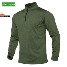 MAGCOMSEN Herren Fleecepullover kaltes Wetter Thermopullover 1/4 Zip Langarm