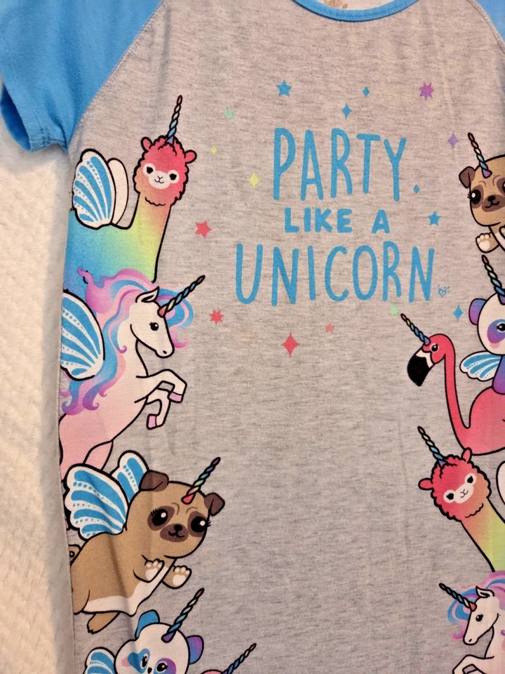 CAMISA PIJAMA CAMISÓN NIÑA JUSTICIA TALLA 10 Foto 2 de 4