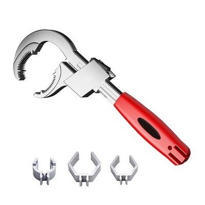 Adjustable Wrench for Tight Space Under Sink Wrench Multifunction