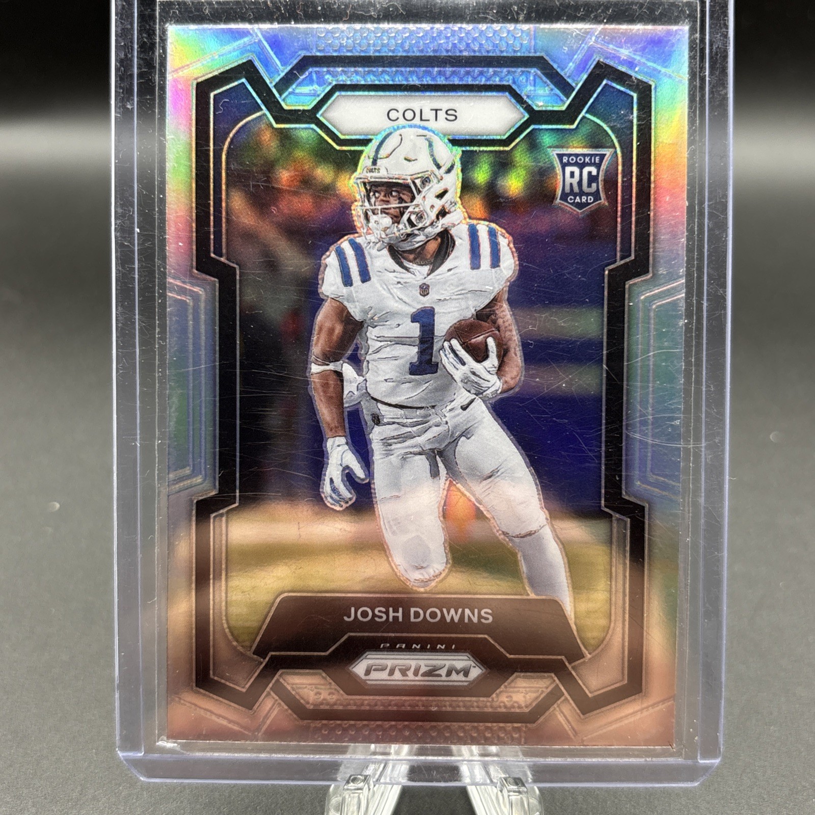 2023 Panini Prizm - Rookies Josh Downs #345 Silver Prizm (RC)