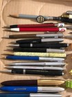 Vintage advertising pens pencils dice matches lot bullet pencil fountain pens — photo 4