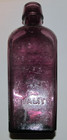 Vintage Embossed Straubhullers Elixir -Tree Of Life Purple Medical Bottle Taiwan — photo 5