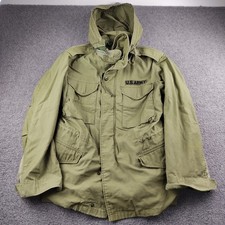 Vintage 60s 70s US Army M-65 field jacket Coat Cold weather US ARMY OG-107