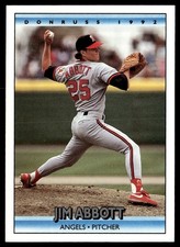 1992 Donruss Jim Abbott California Angels #130