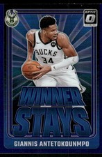 2024-25 Donruss Optic #4 Giannis Antetokounmpo Winner Stays Purple
