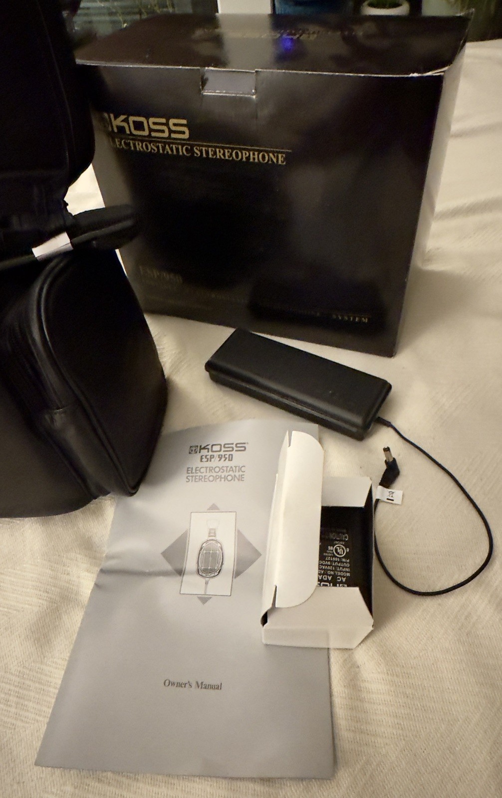 Koss ESP-950 Electrostatis Headphones. New! includes linear power supply!