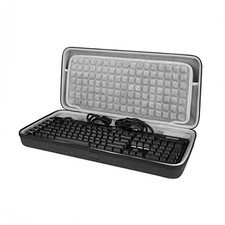 Full Size Keyboard Case, Hard Shell Travel Bag for 104 108 Key Computer