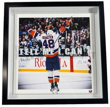 Matthew Schaefer Framed 3D Photo Shadowbox Rookie Quote NY Islanders OT Goal