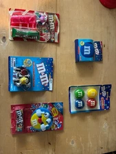 SEALED M & M Collectable Dispensers, Lunchbox Cooler, and Mini Molded Candles!