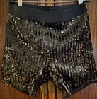 JUNYA WATANABE COMME Des GARÇONS SEQUIN BIKER SHORTS sz. Large  - was $750.00! — photo 8
