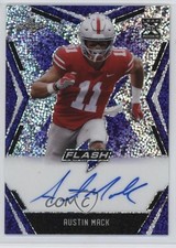 2020 Leaf Flash Purple 19/25 Austin Mack #BA-AM1 Auto 12jy