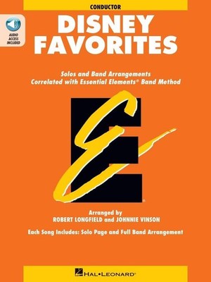 Essential Elements Disney Favorites Score & Audio-Online Concert Band