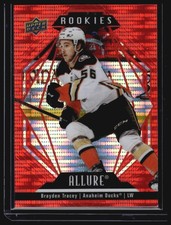 2022-23 Upper Deck Allure #111 Brayden Tracey Red Rainbow
