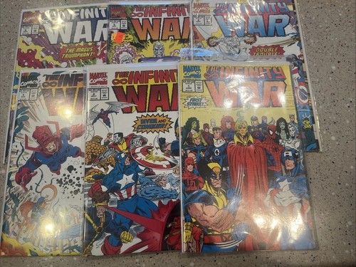 Infinity War #1-6 Complete 1992 All 6 books,Jim Starlin, Doctor Doom Thanos Kang