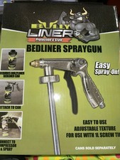 Pistola pulverizadora fácil aplicación Bully Liner Bedliner - TOTALMENTE NUEVA