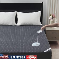 Waterproof Mattress Protector Queen Deep Pocket Noiseless Microfiber Washable US