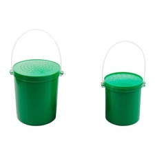 Worm Bait Holder Bucket Fishing Bait Case with Lid with Ventilation Holes
