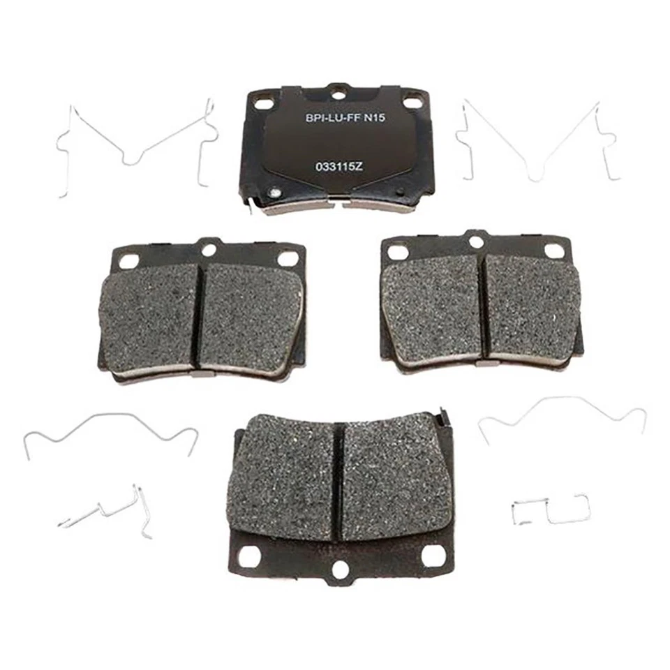 Se adapta a rotores de freno delanteros traseros y pastillas de freno de cerámica para Mitsubishi Montero Sport 2000 Foto 3 de 4