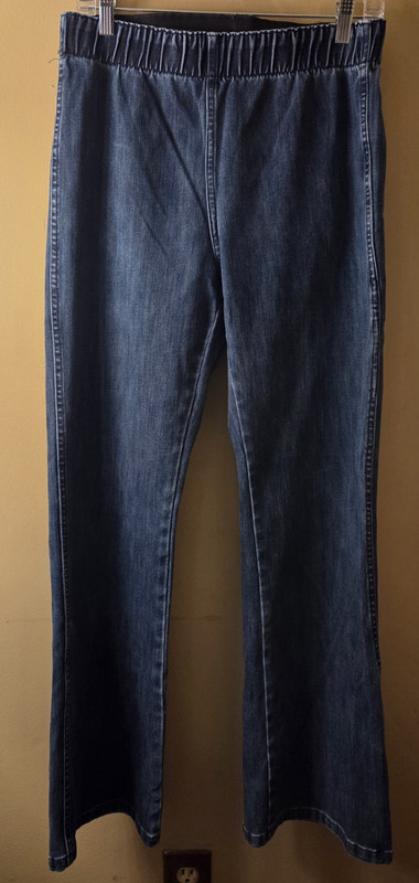 Soft Surroundings DenimFlex Womens Pull-On Jegging Blue Stretch Denim Size M