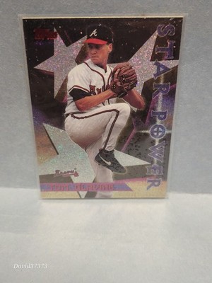1996 Topps Power Boosters #8 Tom Glavine