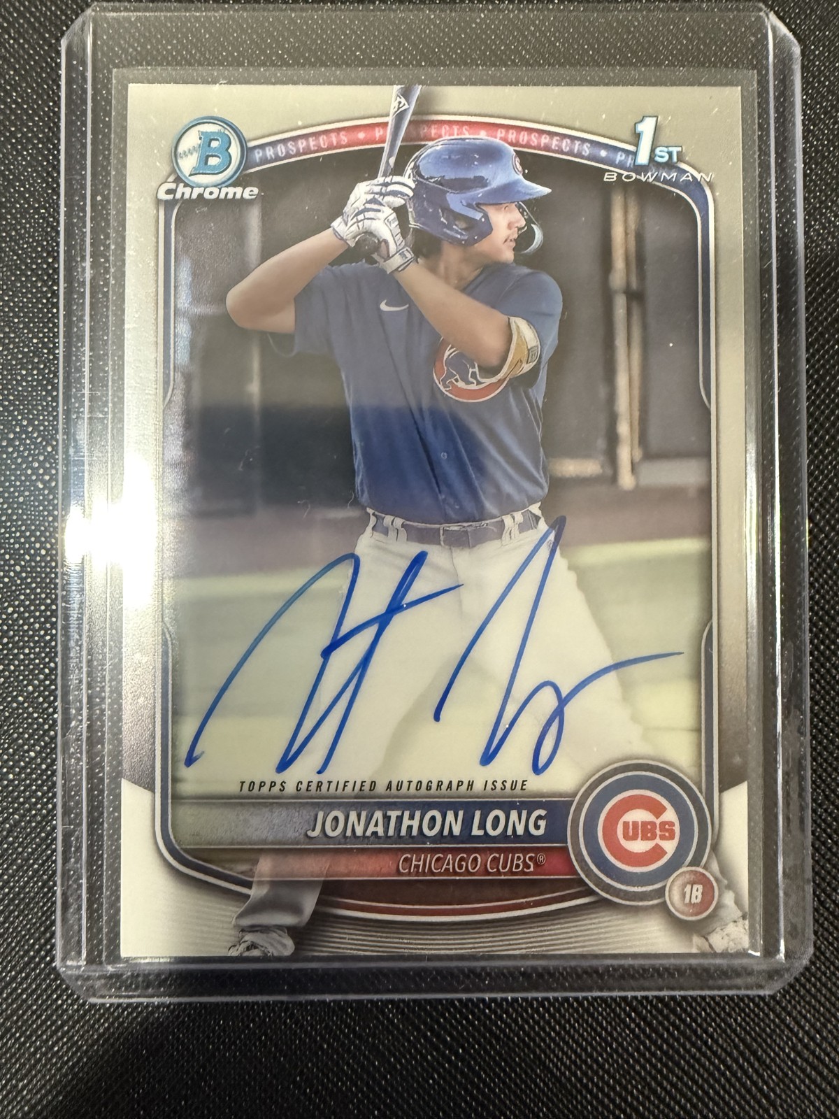 2025 Bowman - Chrome Prospect Autographs Jonathon Long #CPA-JLG (AU, RC)