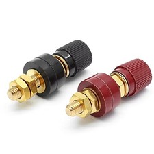 2 Pcs Remote Battery Terminal Stud Battery Power Junction Post Connector 5/16"