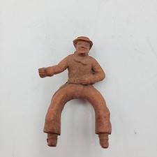 Marx 1950s Roy Rogers 60mm Chubby Cowboy Rider, Vinyl Plastic  