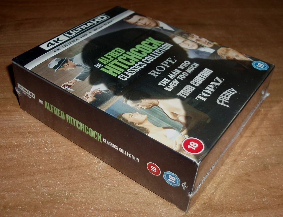 Alfred Hitchcock Coleccion Vol.3 Nuevo Sellado 4K UHD+Blu-Ray Suspense A-B-C - Imagen 3 de 4